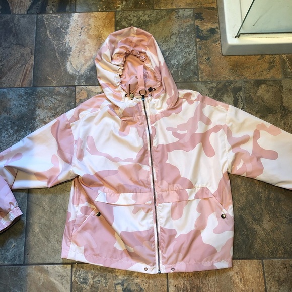 Pink and White Camo Windbreaker - Picture 2 of 5